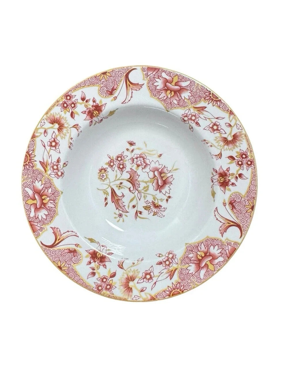 NEIMAN MARCUS / QUEENS ORIENTAL FLOWER - SOUP BOWL - 8 1/2